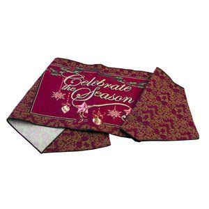 NWT Celebrate The Season 14x54 inches Table Runner Made in USA